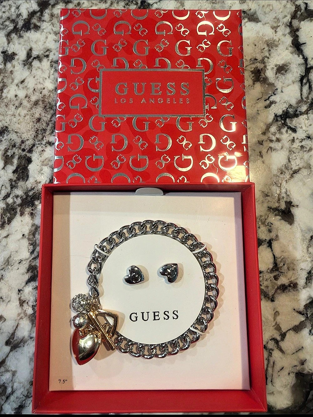 GUESS Silver-Tone Jewelry Set NWT
